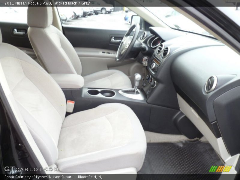 Wicked Black / Gray 2011 Nissan Rogue S AWD