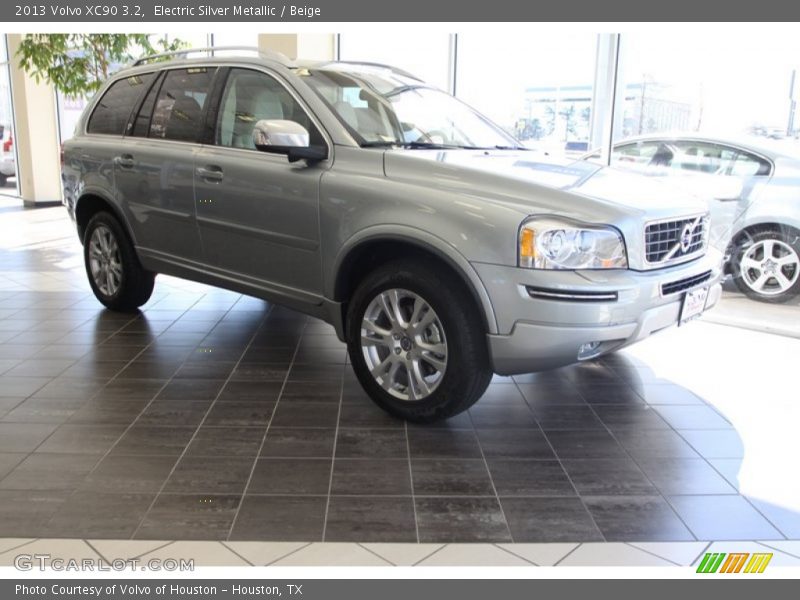Electric Silver Metallic / Beige 2013 Volvo XC90 3.2