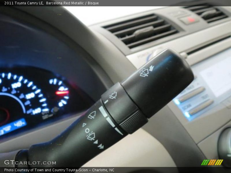 Barcelona Red Metallic / Bisque 2011 Toyota Camry LE
