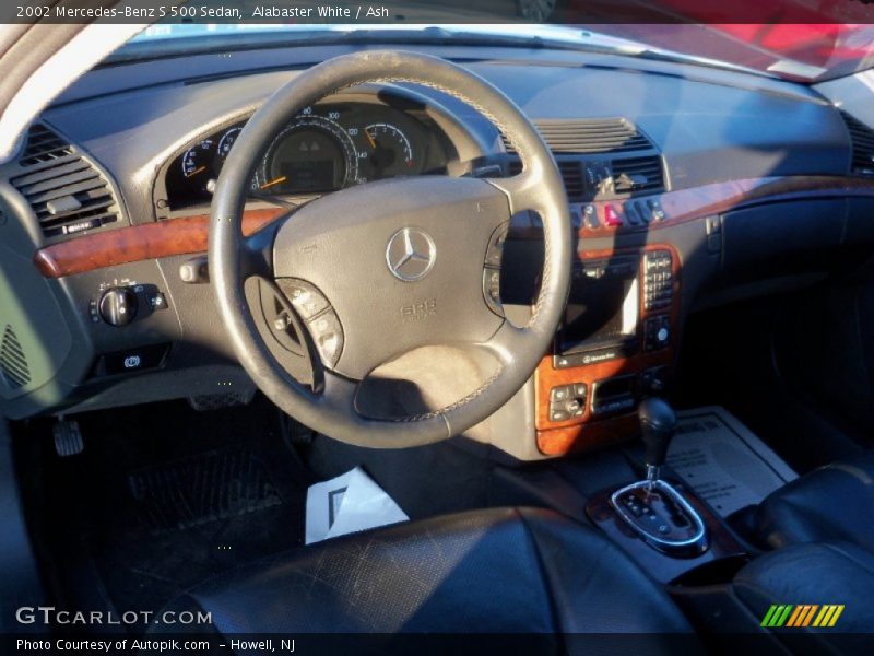 Alabaster White / Ash 2002 Mercedes-Benz S 500 Sedan