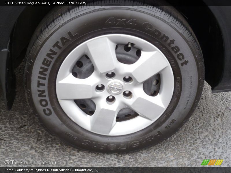 Wicked Black / Gray 2011 Nissan Rogue S AWD