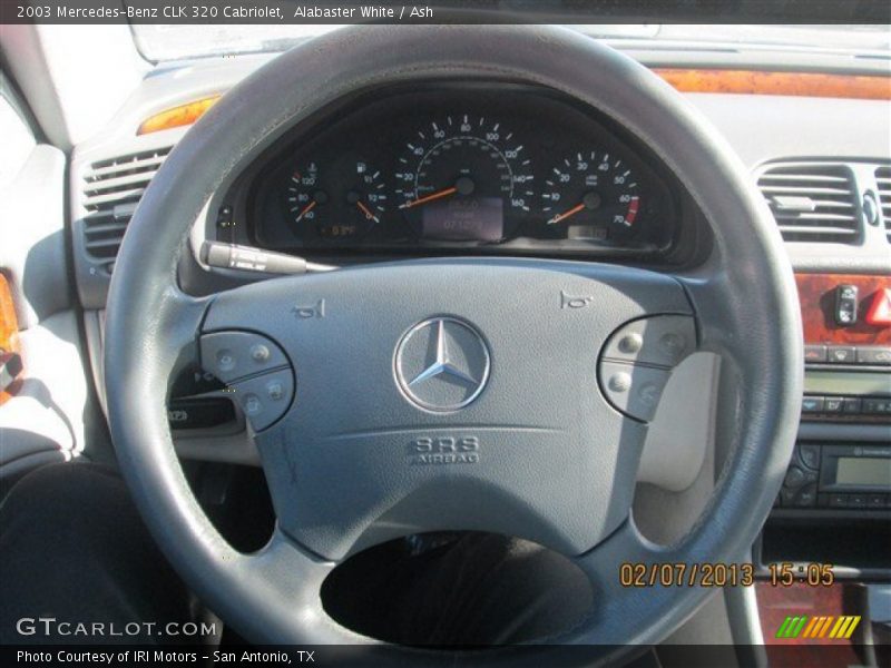 Alabaster White / Ash 2003 Mercedes-Benz CLK 320 Cabriolet