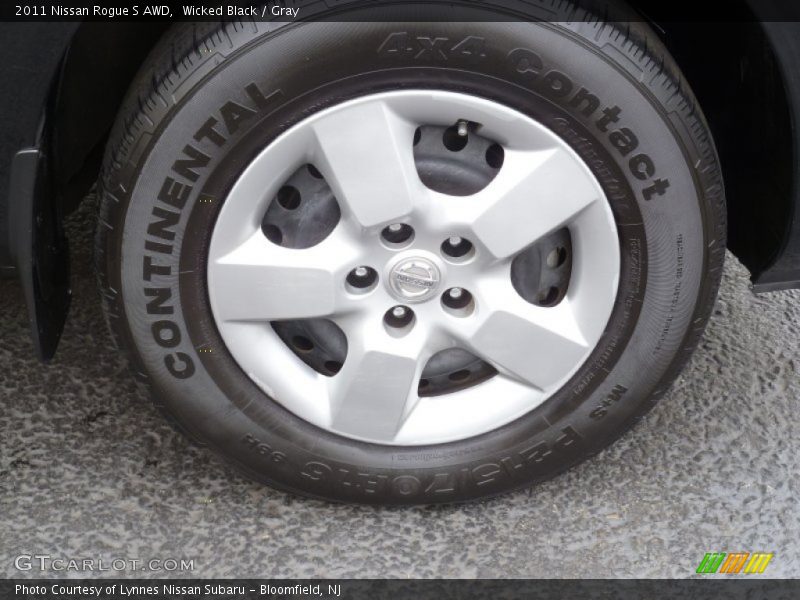 Wicked Black / Gray 2011 Nissan Rogue S AWD
