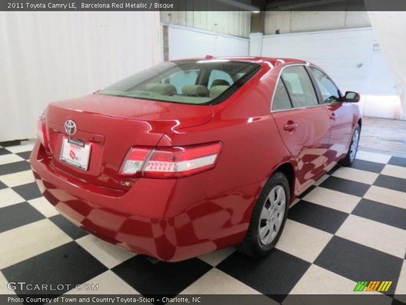 Barcelona Red Metallic / Bisque 2011 Toyota Camry LE