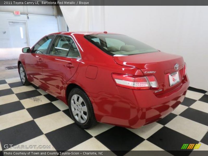 Barcelona Red Metallic / Bisque 2011 Toyota Camry LE