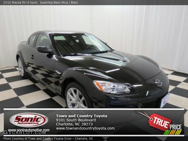Sparkling Black Mica / Black 2010 Mazda RX-8 Sport