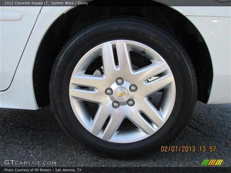Summit White / Ebony 2012 Chevrolet Impala LT