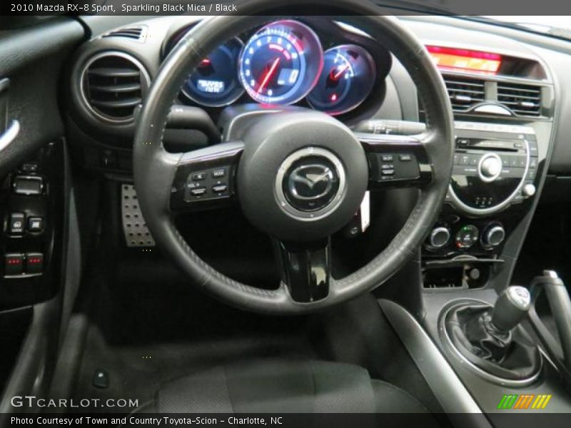 Sparkling Black Mica / Black 2010 Mazda RX-8 Sport