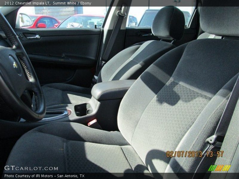 Summit White / Ebony 2012 Chevrolet Impala LT