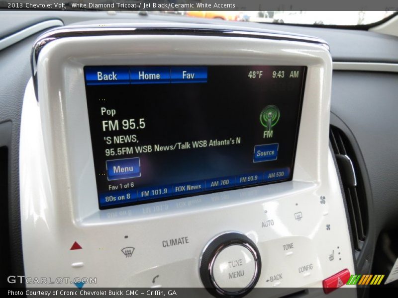 Controls of 2013 Volt 