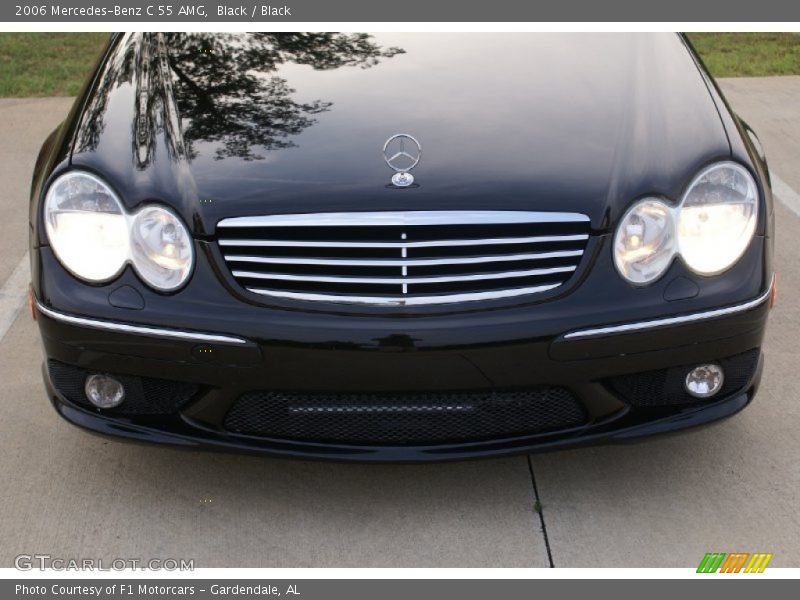 Black / Black 2006 Mercedes-Benz C 55 AMG