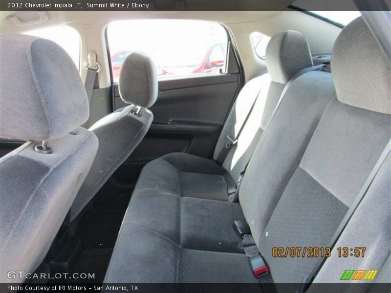 Summit White / Ebony 2012 Chevrolet Impala LT