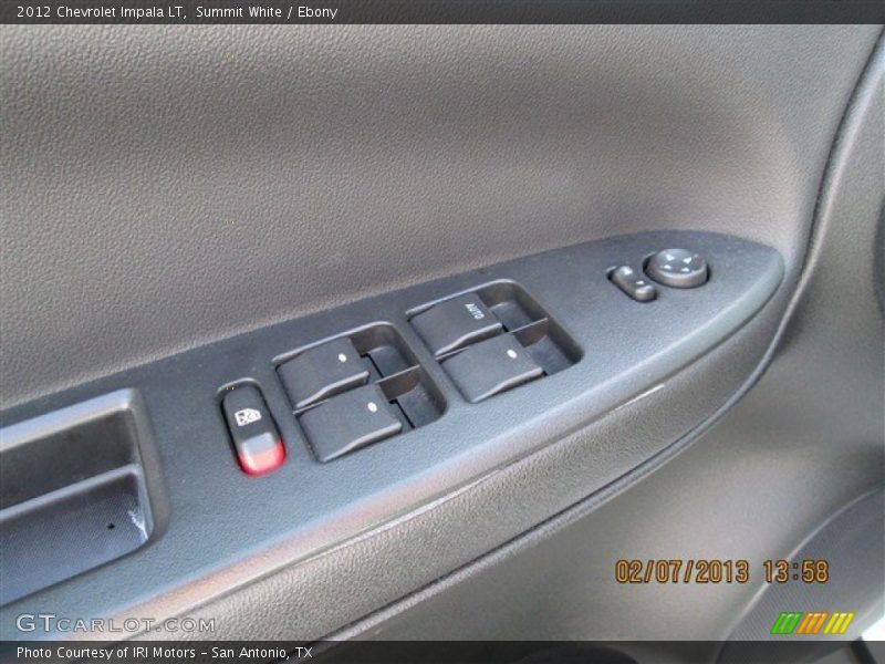Summit White / Ebony 2012 Chevrolet Impala LT