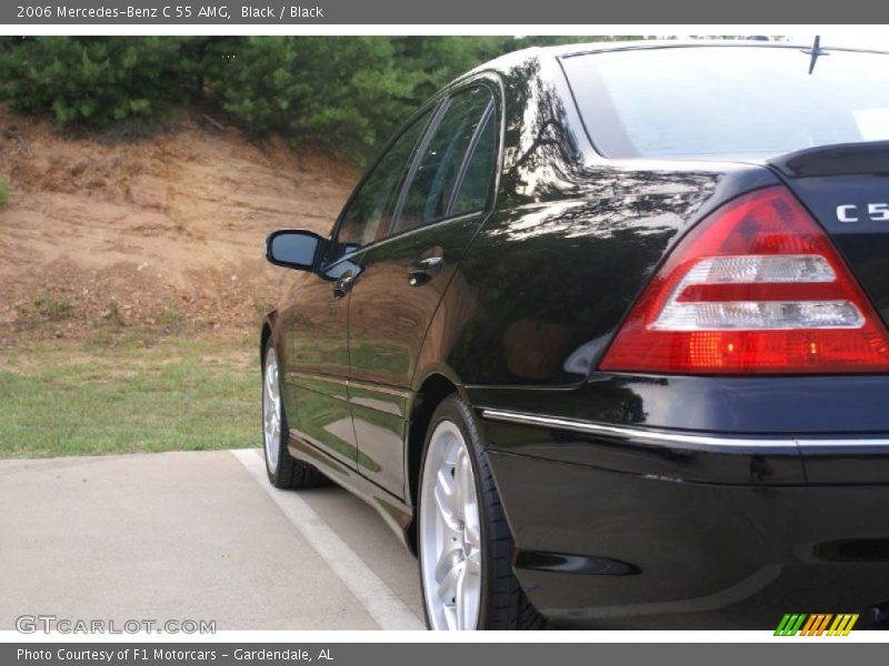 Black / Black 2006 Mercedes-Benz C 55 AMG