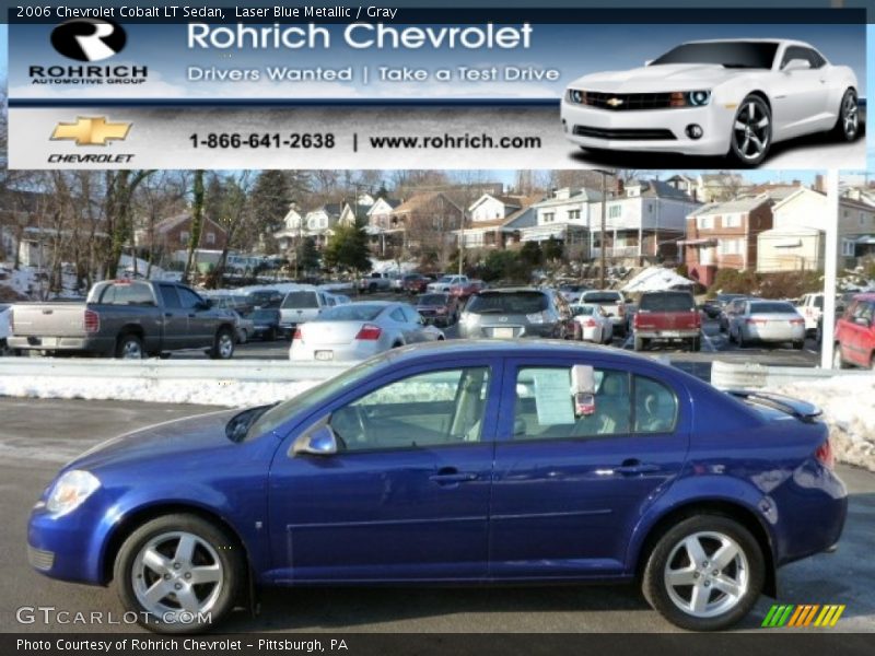 Laser Blue Metallic / Gray 2006 Chevrolet Cobalt LT Sedan