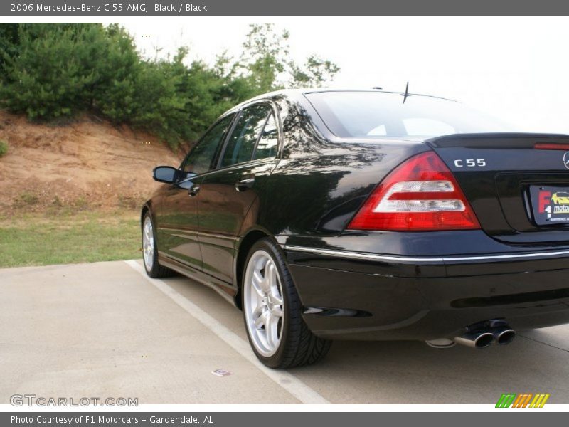 Black / Black 2006 Mercedes-Benz C 55 AMG