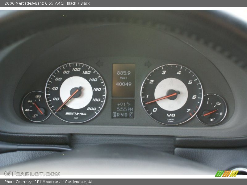  2006 C 55 AMG 55 AMG Gauges