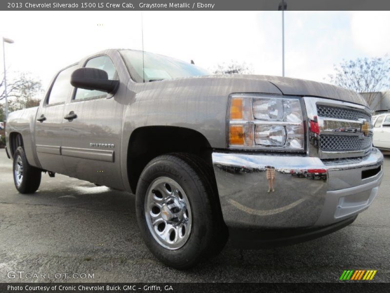Graystone Metallic / Ebony 2013 Chevrolet Silverado 1500 LS Crew Cab