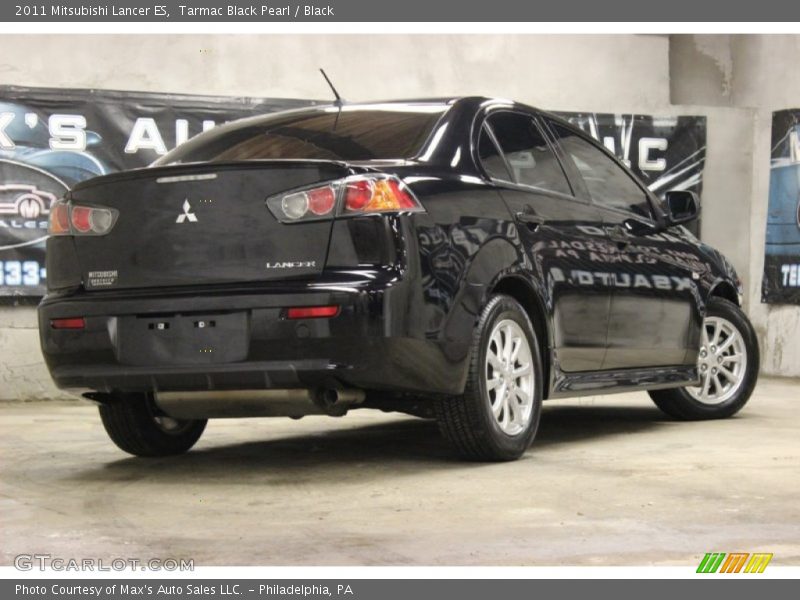Tarmac Black Pearl / Black 2011 Mitsubishi Lancer ES