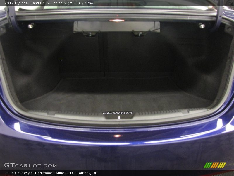 Indigo Night Blue / Gray 2012 Hyundai Elantra GLS