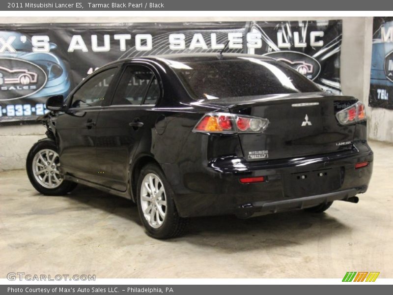 Tarmac Black Pearl / Black 2011 Mitsubishi Lancer ES