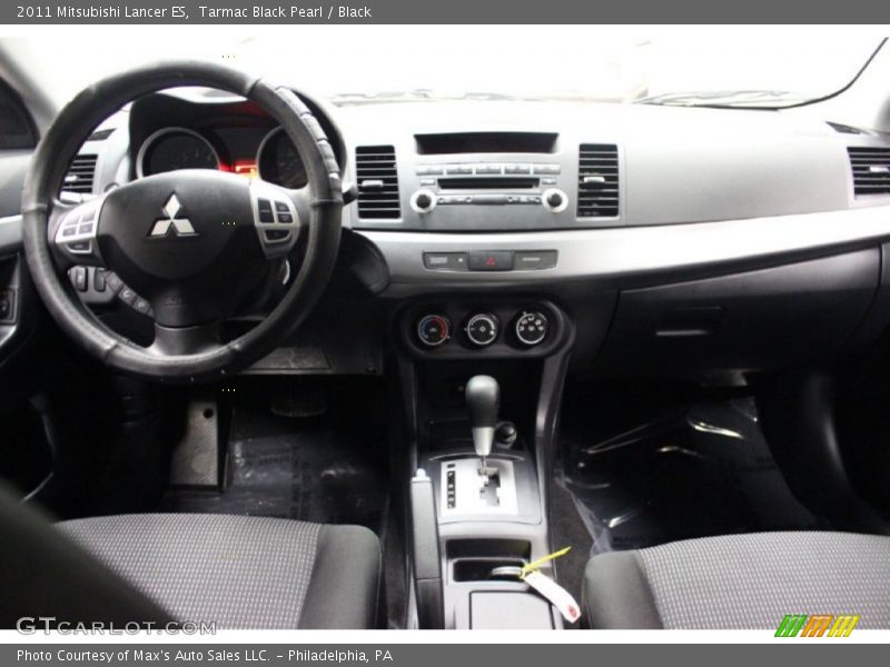 Tarmac Black Pearl / Black 2011 Mitsubishi Lancer ES