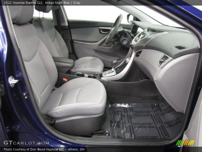 Indigo Night Blue / Gray 2012 Hyundai Elantra GLS