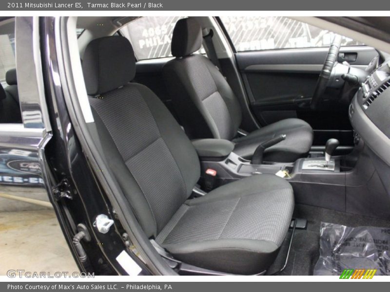 Tarmac Black Pearl / Black 2011 Mitsubishi Lancer ES