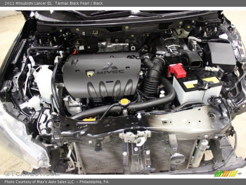Tarmac Black Pearl / Black 2011 Mitsubishi Lancer ES