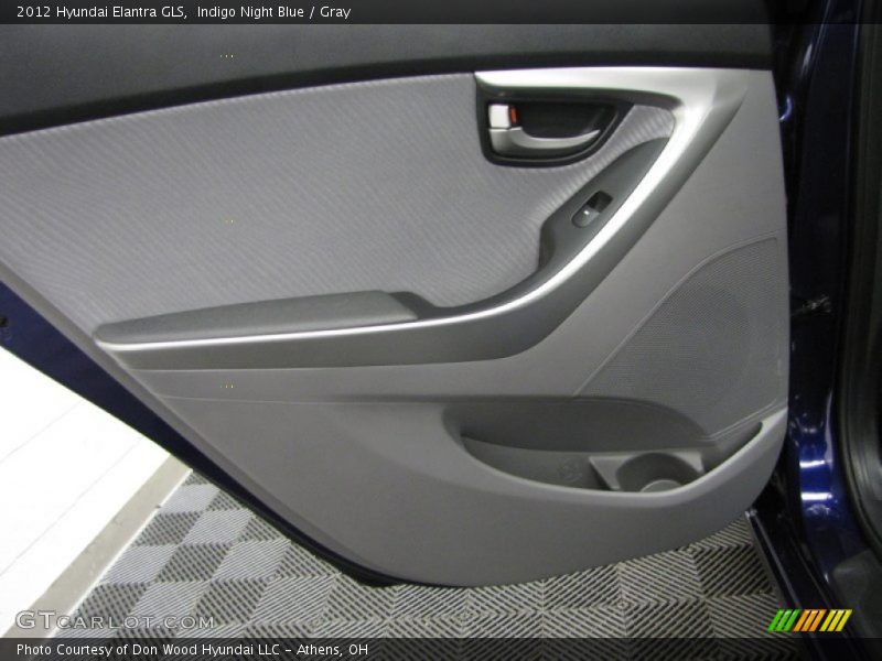 Indigo Night Blue / Gray 2012 Hyundai Elantra GLS