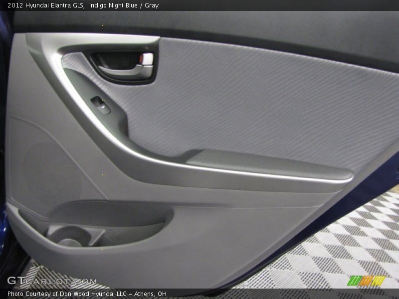 Indigo Night Blue / Gray 2012 Hyundai Elantra GLS