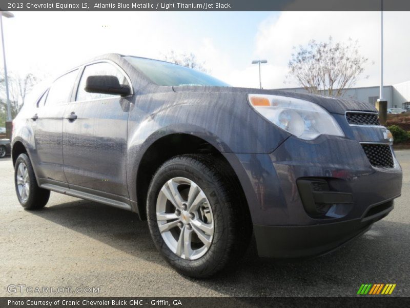 Atlantis Blue Metallic / Light Titanium/Jet Black 2013 Chevrolet Equinox LS