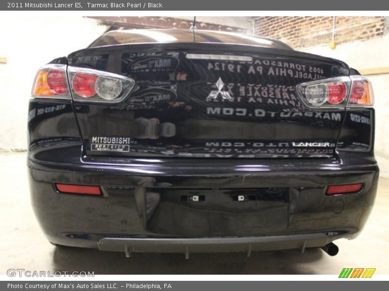 Tarmac Black Pearl / Black 2011 Mitsubishi Lancer ES