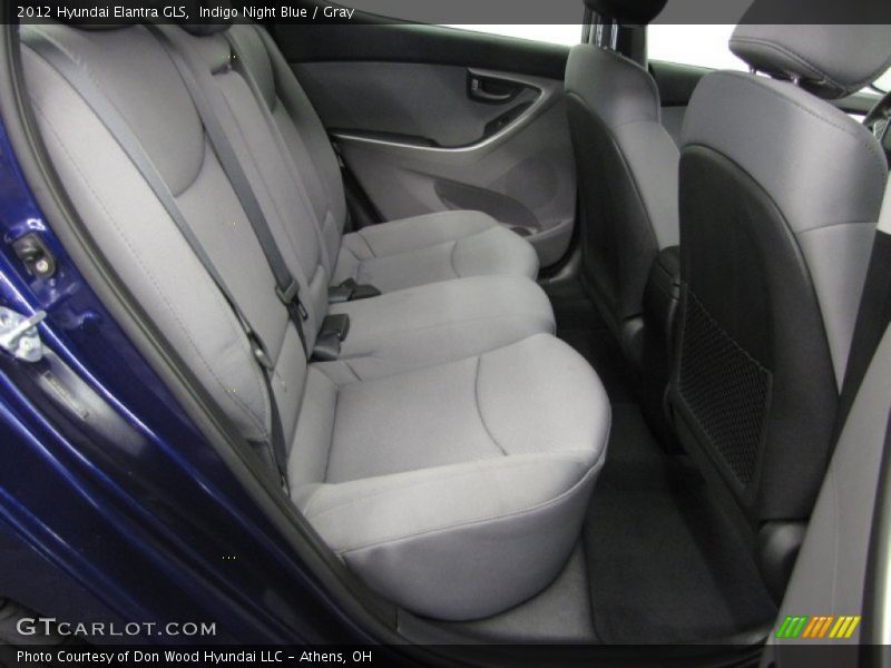 Indigo Night Blue / Gray 2012 Hyundai Elantra GLS