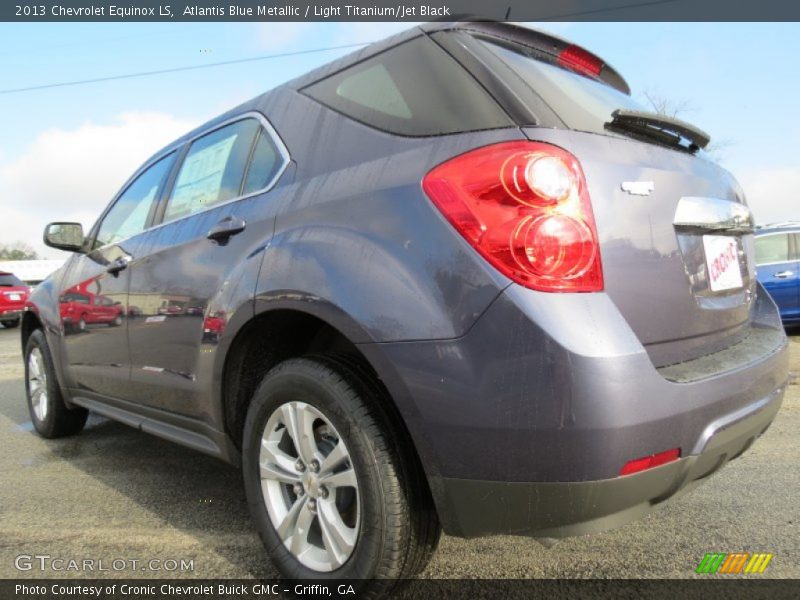 Atlantis Blue Metallic / Light Titanium/Jet Black 2013 Chevrolet Equinox LS