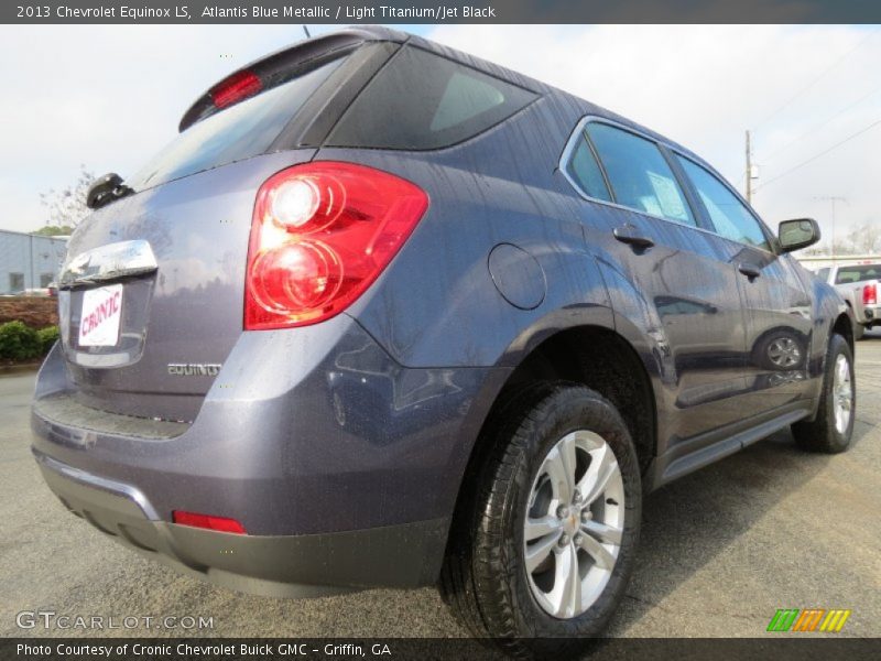 Atlantis Blue Metallic / Light Titanium/Jet Black 2013 Chevrolet Equinox LS
