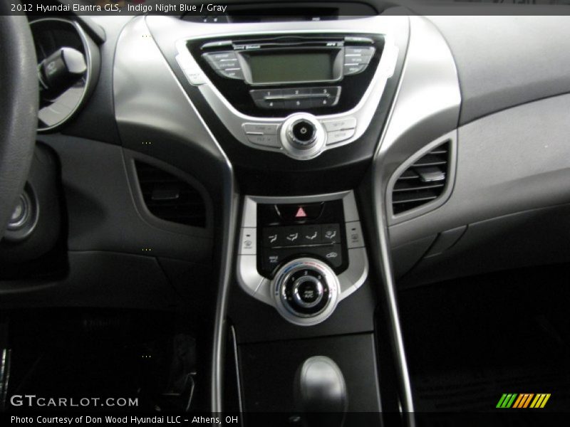 Indigo Night Blue / Gray 2012 Hyundai Elantra GLS