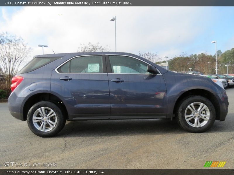 Atlantis Blue Metallic / Light Titanium/Jet Black 2013 Chevrolet Equinox LS