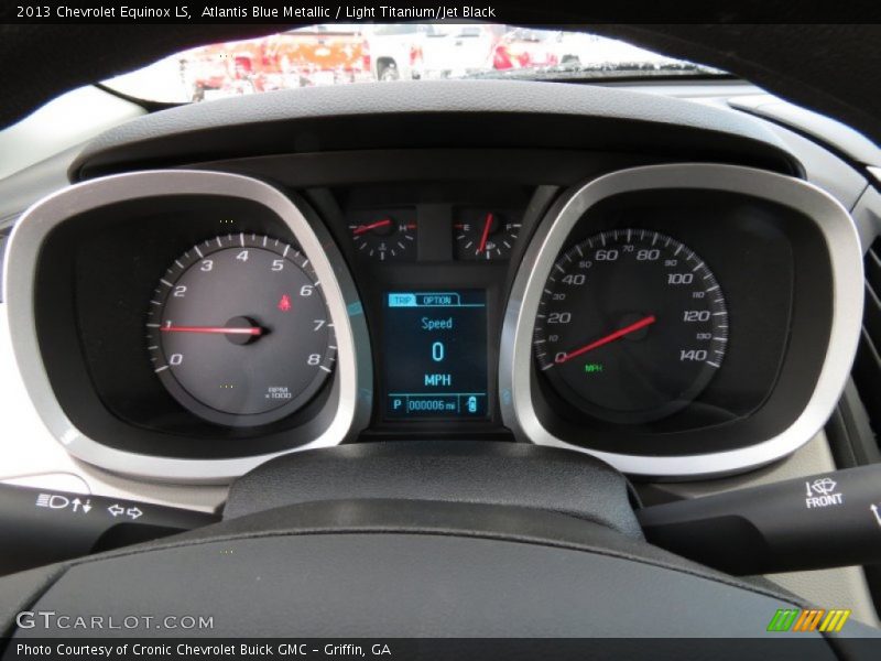 Atlantis Blue Metallic / Light Titanium/Jet Black 2013 Chevrolet Equinox LS