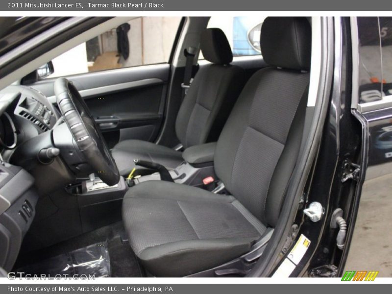 Tarmac Black Pearl / Black 2011 Mitsubishi Lancer ES