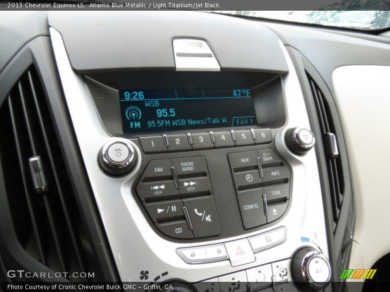 Atlantis Blue Metallic / Light Titanium/Jet Black 2013 Chevrolet Equinox LS