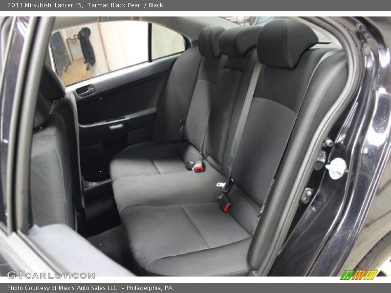 Tarmac Black Pearl / Black 2011 Mitsubishi Lancer ES