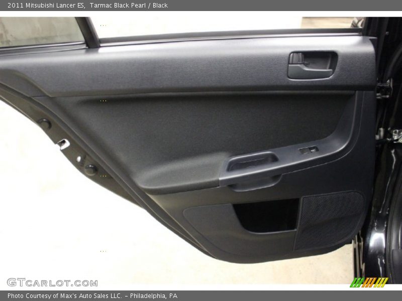 Tarmac Black Pearl / Black 2011 Mitsubishi Lancer ES