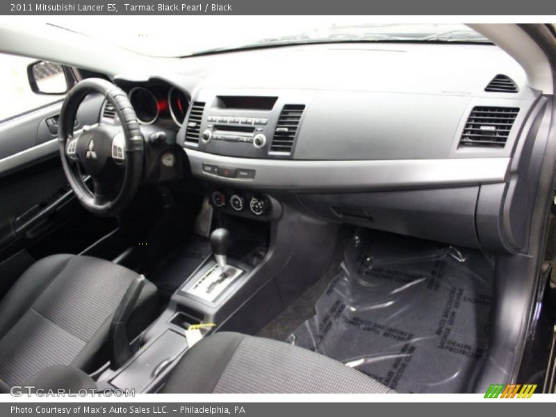 Tarmac Black Pearl / Black 2011 Mitsubishi Lancer ES