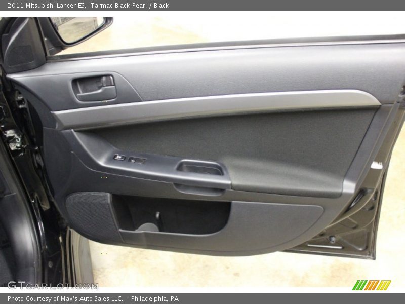 Tarmac Black Pearl / Black 2011 Mitsubishi Lancer ES