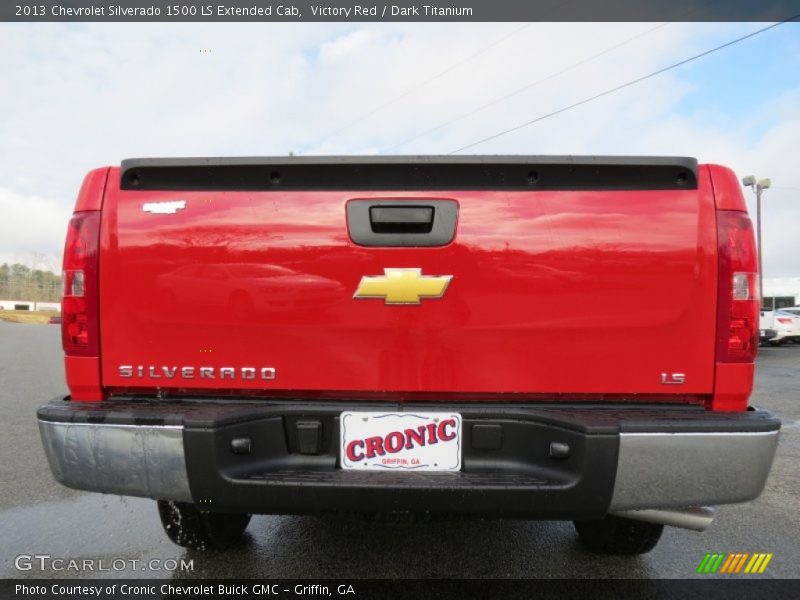 Victory Red / Dark Titanium 2013 Chevrolet Silverado 1500 LS Extended Cab
