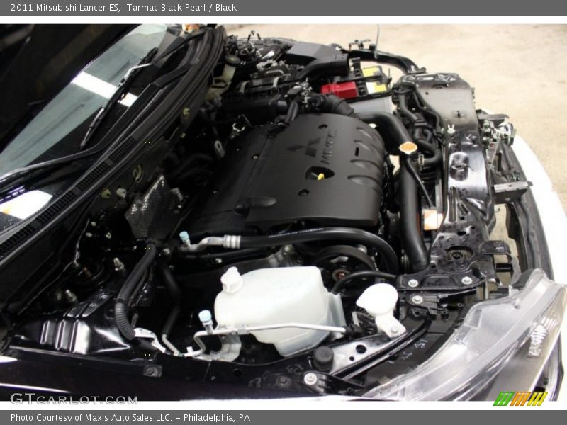 Tarmac Black Pearl / Black 2011 Mitsubishi Lancer ES