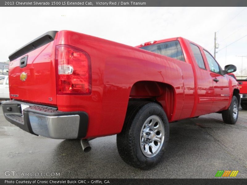 Victory Red / Dark Titanium 2013 Chevrolet Silverado 1500 LS Extended Cab