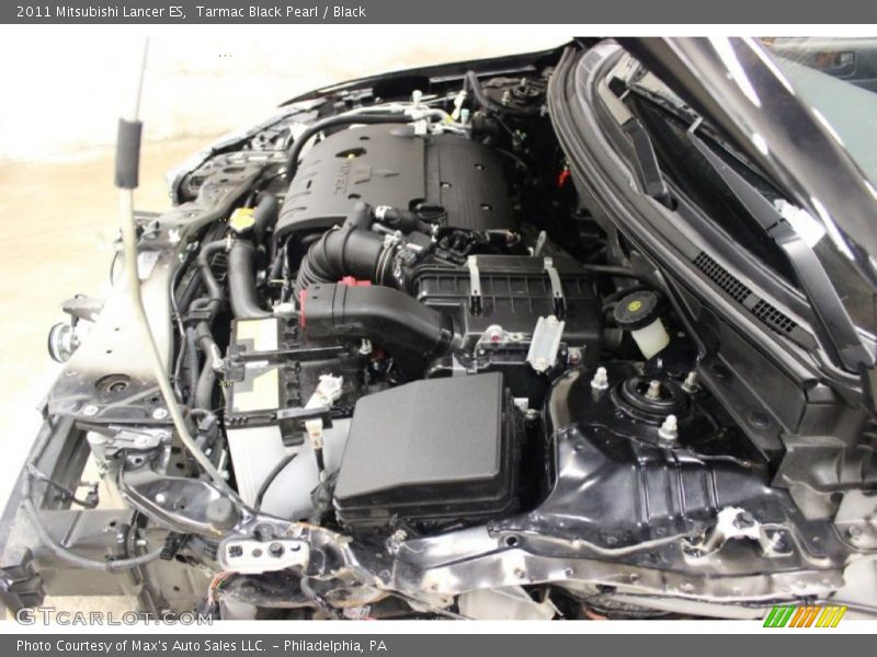 Tarmac Black Pearl / Black 2011 Mitsubishi Lancer ES