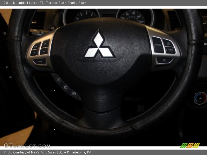 Tarmac Black Pearl / Black 2011 Mitsubishi Lancer ES